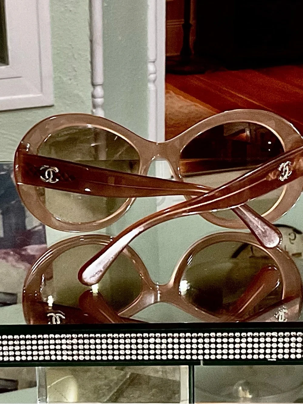 CHANEL OVAL CC SUNGLASSES 5372 AUTHENTIC
